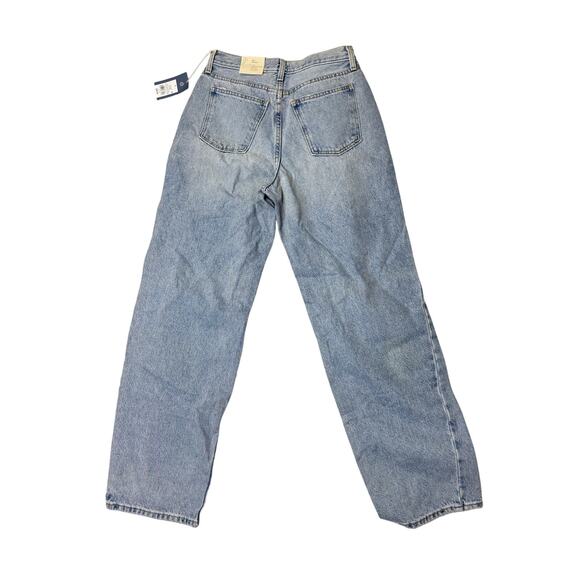 New Universal Thread Jeans Women's 4R 90s Baggy Light Wash 100% Cotton - Picture 2 of 6